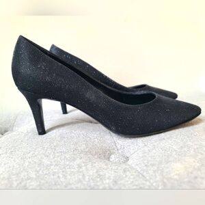 NWOT VANELI Stilleto black pumps ponty toes heels shoes size 9.5